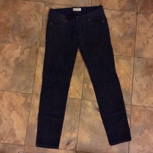 ***SOLD*Free People Corduroy Low Rise Skinny Pants
